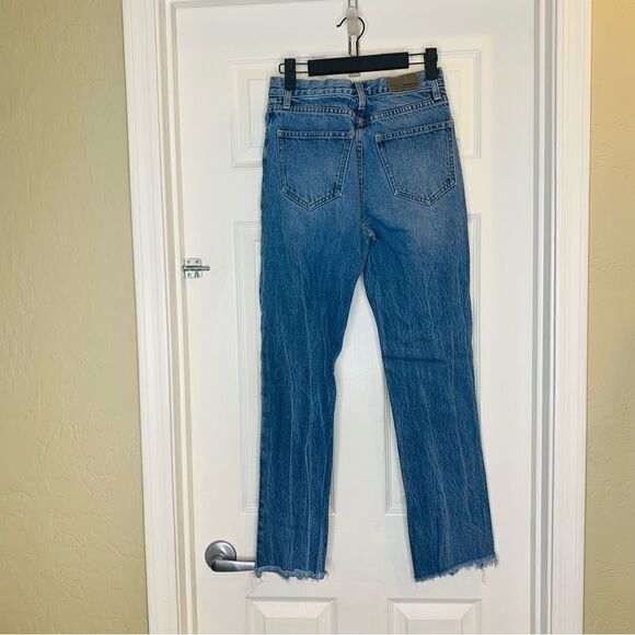 CARMAR straight high rise jeans ruffle detailed ursula size 25 - Picture 10 of 10